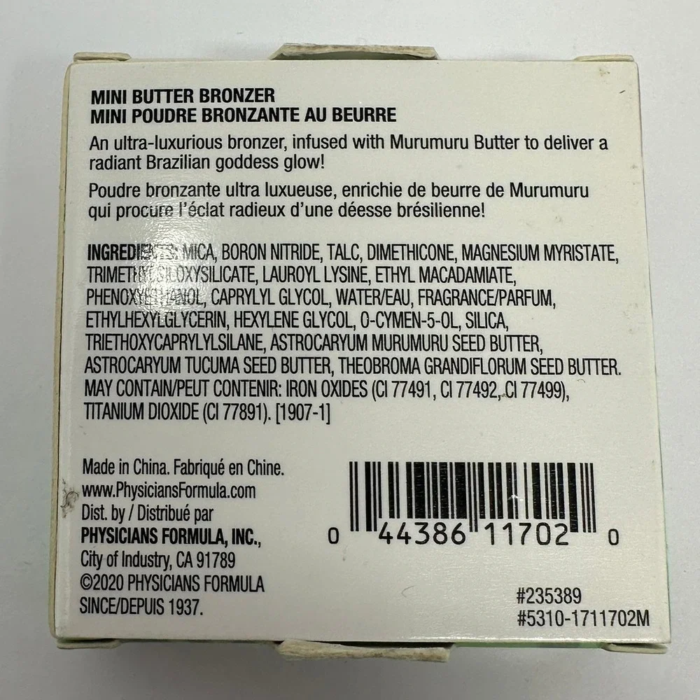 Physicians Formula Mini Butter Bronzer Murumuru Butter 3.5g 0.12oz 1711702M A1